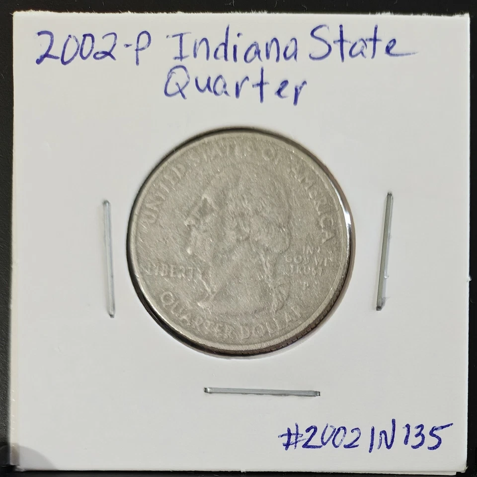 2002 P Indiana State Quarter ✨Improperly Annealed/Sintered Planchet Mint Error✨ - Image 4 of 4