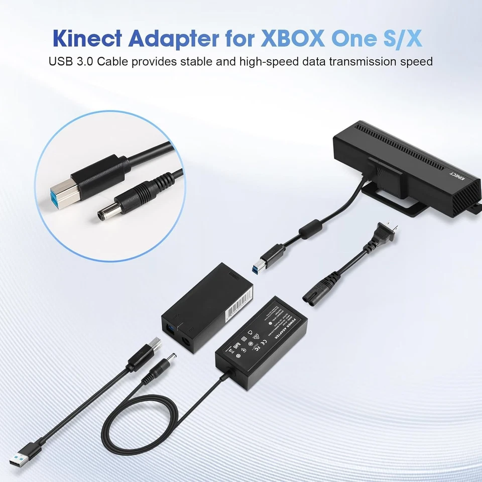 Kinect Adapter for Xbox One S，Xbox One X，and Windows 10/8.1/8 PC Kinect 2.0 3.0 - Image 4 of 4