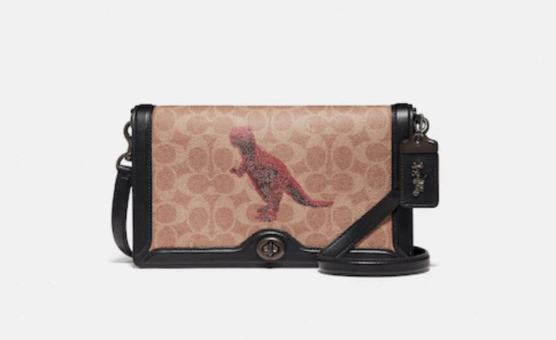 NWT COACH Riley In Signature Canvas With Rexy BY SUI JIANGUO 76012