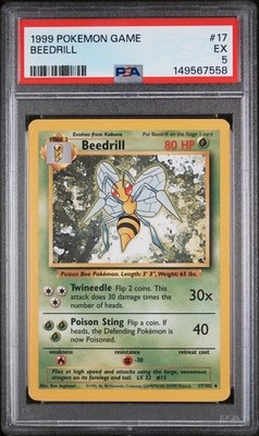 1995 beedrill pokemon card value Amazon.com: Pokemon - Beedrill (7/108) - XY Evolutions