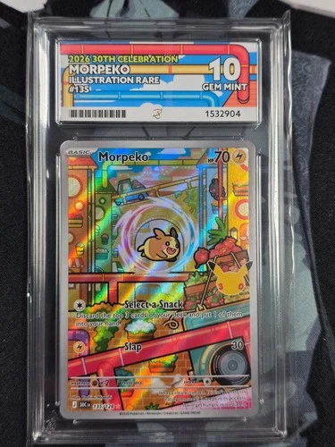 Morpeko 135/128 30th Celebration Illustration Rare ACE 10