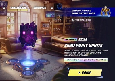 FN NEW Special Mythic Cube Zero Point Sprite!! Very Rare And Is High Demand!