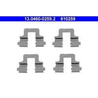 ZubehöRsatz Scheibenbremsbelag ATE 13.0460-0259.2 FüR VW Audi Seat Caddy III