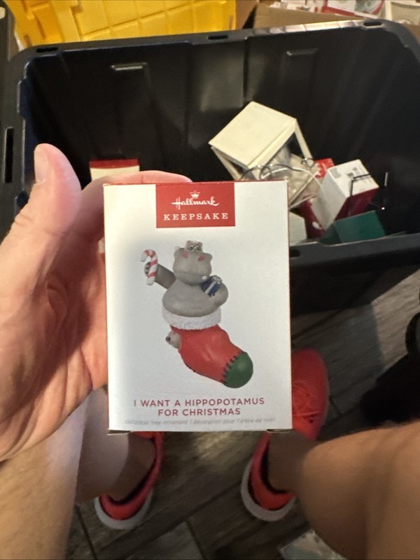 2022 Hallmark Christmas Ornament I Want A Hippopotamus For Christmas
