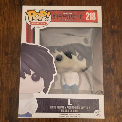 Funko Pop! Animation L Death Note Vinyl Figure 218 Anime Manga Collectible