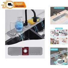 Versatile 24-Inch Silicone Faucet Splash Guard for Effortless Kitchen Cleaning