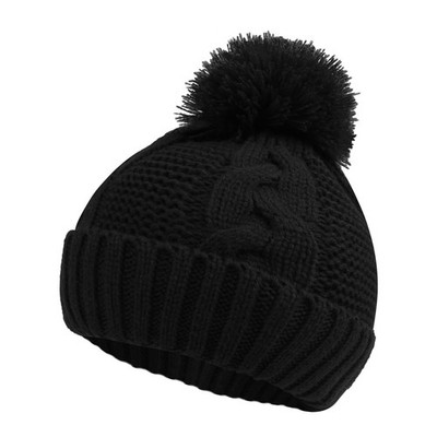 Baby Winter Beanie for Girls Boys Infant Toddler Warm Knit Twist Hat with Pom...