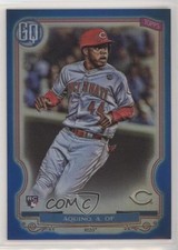 2020 Gypsy Queen Box Topper Chrome Blue Refractor 32/99 Aristides Aquino #35 6fs