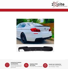 BMW 5er F10 F11 Diffusor Glanz Schwarz M Performance Twin Auspuff Auslass