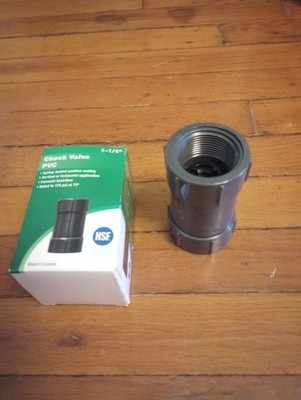 ProPlumber Plastic Check 11/4'' Valve Item #28576 | Model #PPCV125-PL