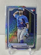 2024 Bowman Chrome Prospects Mega Box Mojo Refractor #BCP-142 Arjun Nimmala