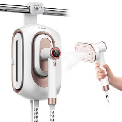 #ad Newbealer 2In1 Pro Steam Station Iron 1550W Turbocharged Steam for Clothes ... $172.83