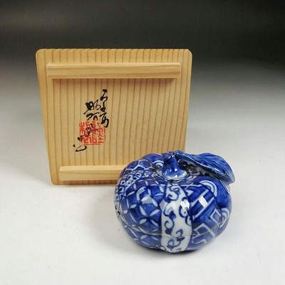 Mikan Räucherstäbchenhalter von Shoami Takano mit Box Teezeremonie Utensilien...