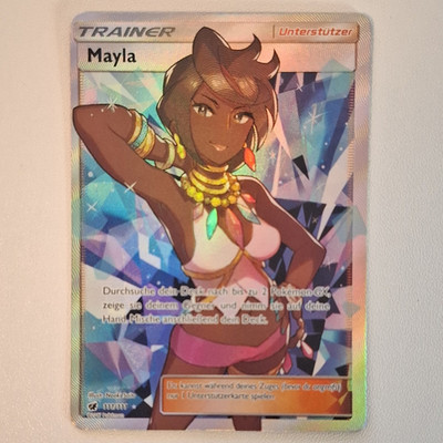 Pokémon TCG Mayla 73/73 Deutsch Holo Champions Path Full Art Ultra Rare Trainer