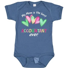 Inktastic My Mom Is The Best Accountant Ever Baby Bodysuit Occupations Mother