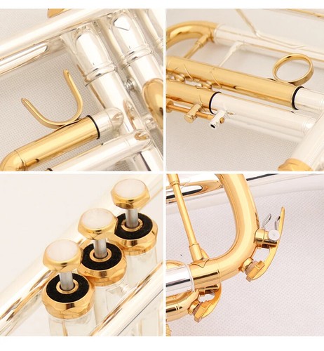 Nuevo Instrumento Trompeta LT190S-37 B Plano Fósforo Bronce Trompeta Profesional - Imagen 3 de 6
