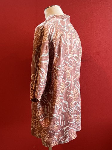 Camicia da campeggio hawaiana Tommy Bahama da uomo XXL grande alta 100% seta rosa - Foto 4 di 9