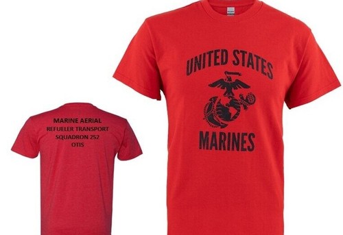 MARINE AIR REFUELER TRANSPORT SQUADRON 252*MARINE*2-SIDED-LICENSED - Foto 1 di 7