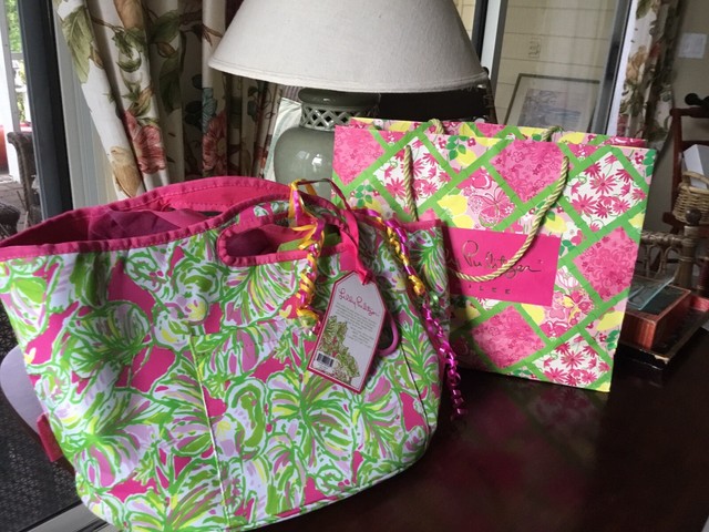 lilly pulitzer beach cooler bag