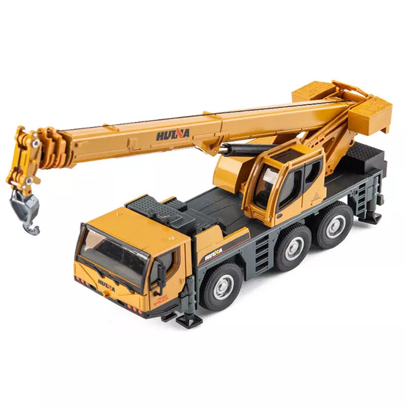 1:50 Crane Truck Construction Vehicle Model Diecast Metal Engineering Toy  Gift