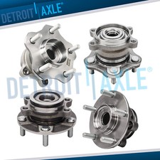 Awd Front Rear Wheel Bearing Hubs For 2008 2009 2010 2011 2012 2013 Nissan Rogue