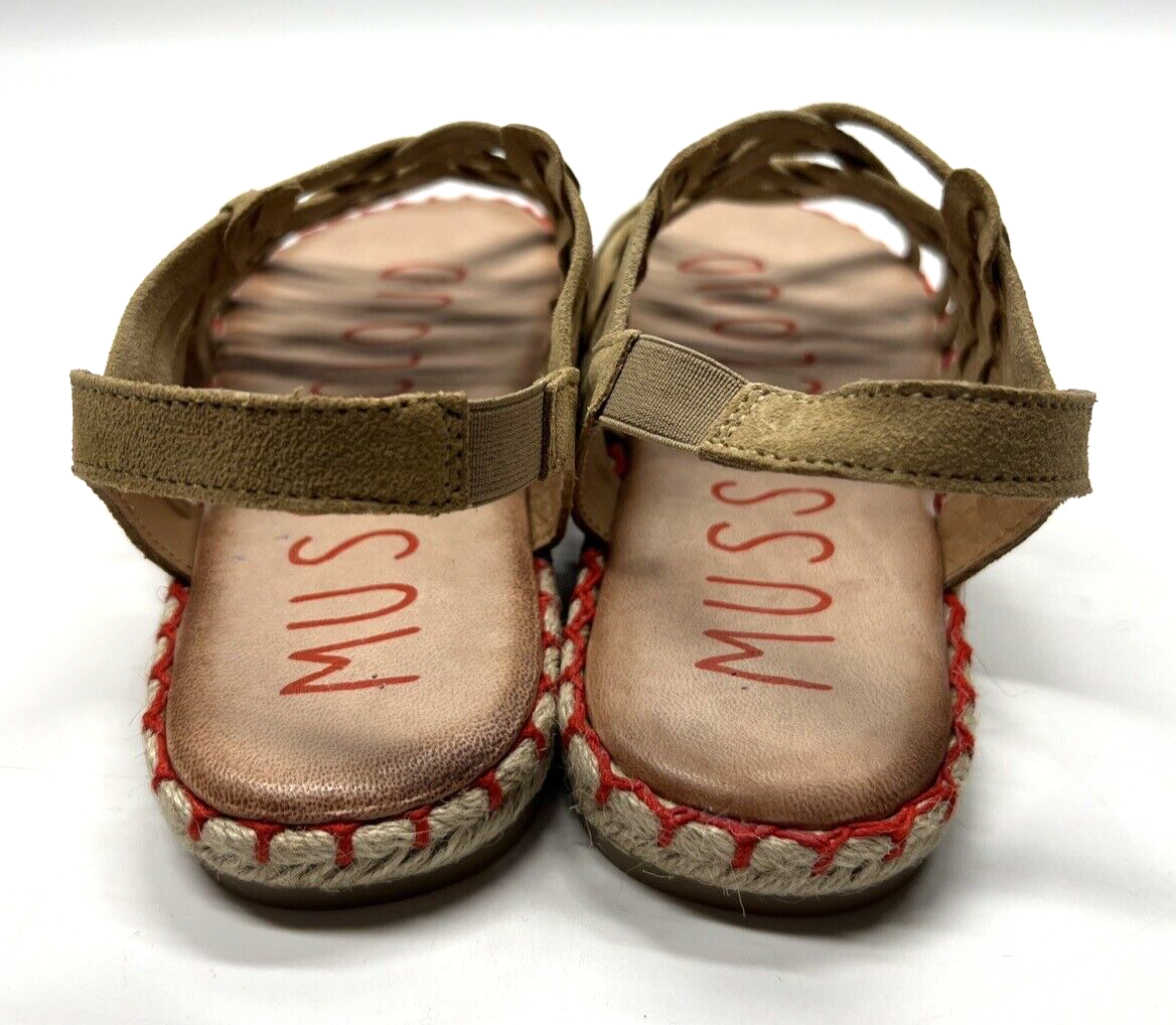 SAOLA Sandali Musse and Cloud donna US 8 marroni scamosciati cinturino suola comoda boho