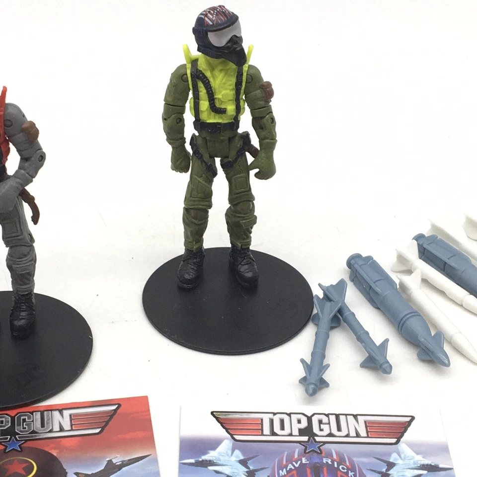Figuras de acción Top Gun MAVERICK & BOGEY de colección de Lanard 2005 Foto 3 de 4