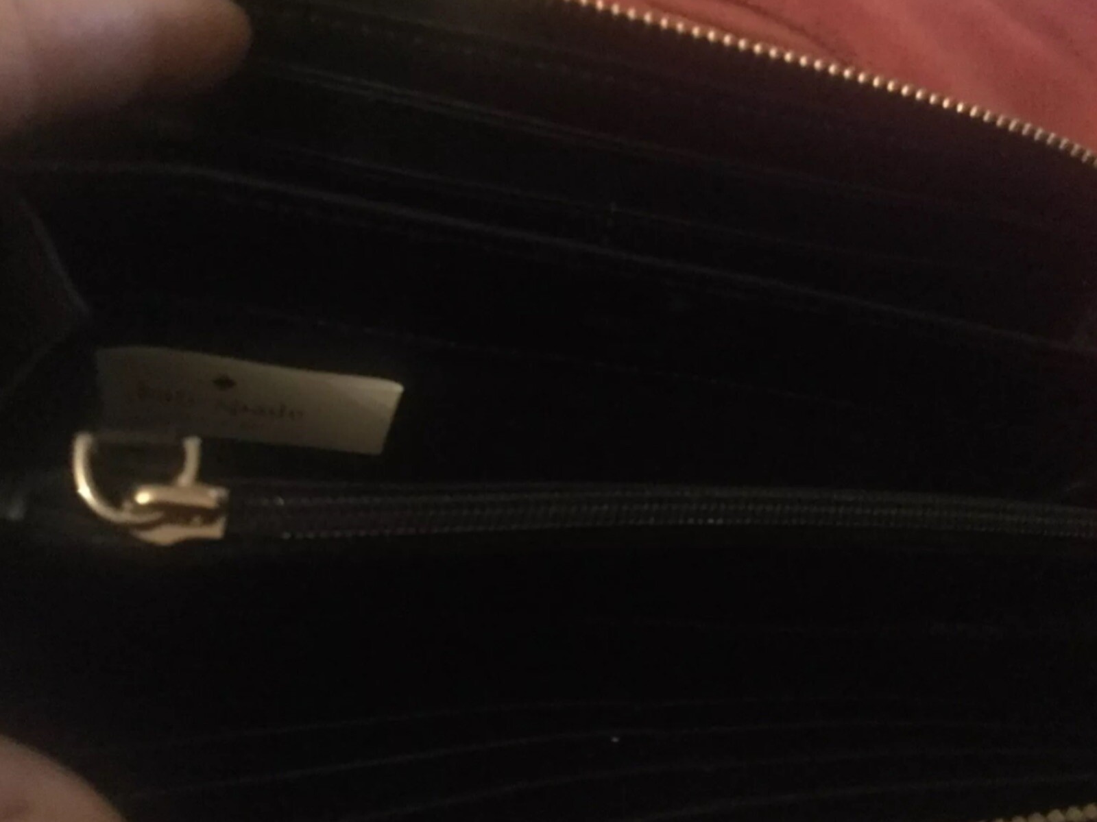 kate Spade NEDA Penn Place Embossed In Black Leather RRP $169 image 7
