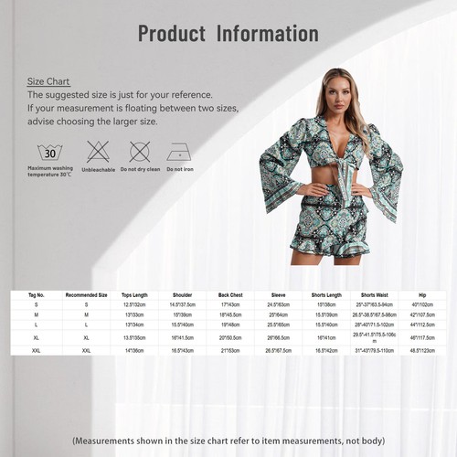 Mujeres Conjuntos Discoteca Bikini Boho Conjunto Informal Traje de Baño Citas Chándal Fiesta - Imagen 15 de 18