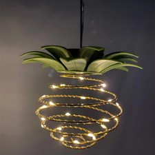 Solar Wind Chimes Lights LED Pineapple Color ...