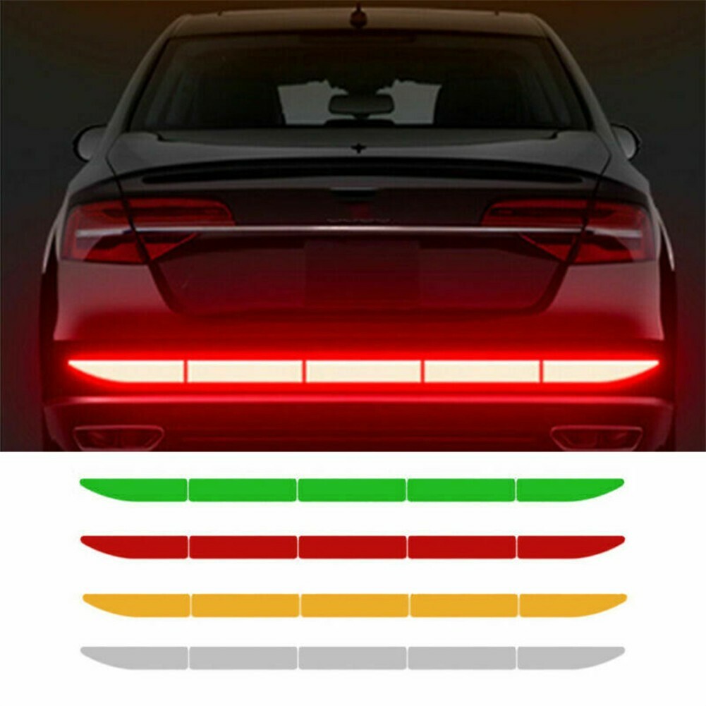 Car Reflective Warning Strip Tape Bumper Truck Safety Reflector Sticker