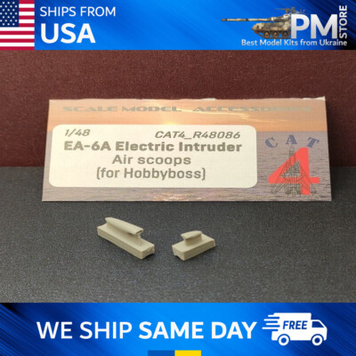 #ad CAT4 R48086 EA 6A Electric Intruder air scoops for Hobbyboss 1 48 $15.95
