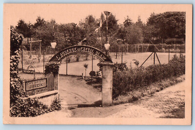 Grimbergen Flemish Brabant Belgium Postcard Auberge Du Cheval Blanc 1951