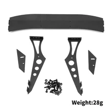 Metal Tail Wing Rear Spoiler Wing for 1/10 RC Tamiya TT02 XV01 HSP Drift Car