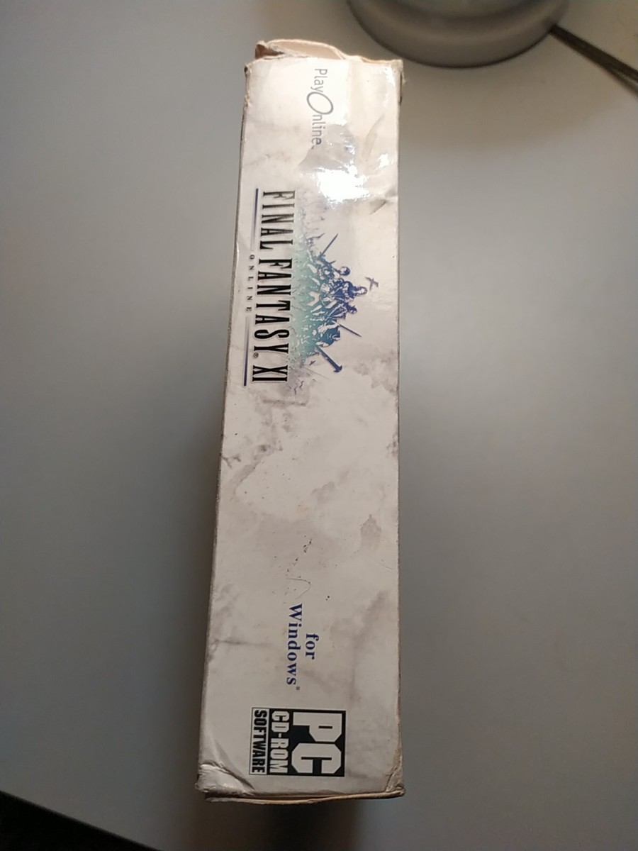 Final Fantasy XI (PC, 2003) Full Box Set with all 4 discs
