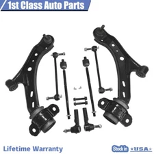 Front Suspension Lower Control Arms Outer Inner Tie rod for 05-10 Ford Mustang