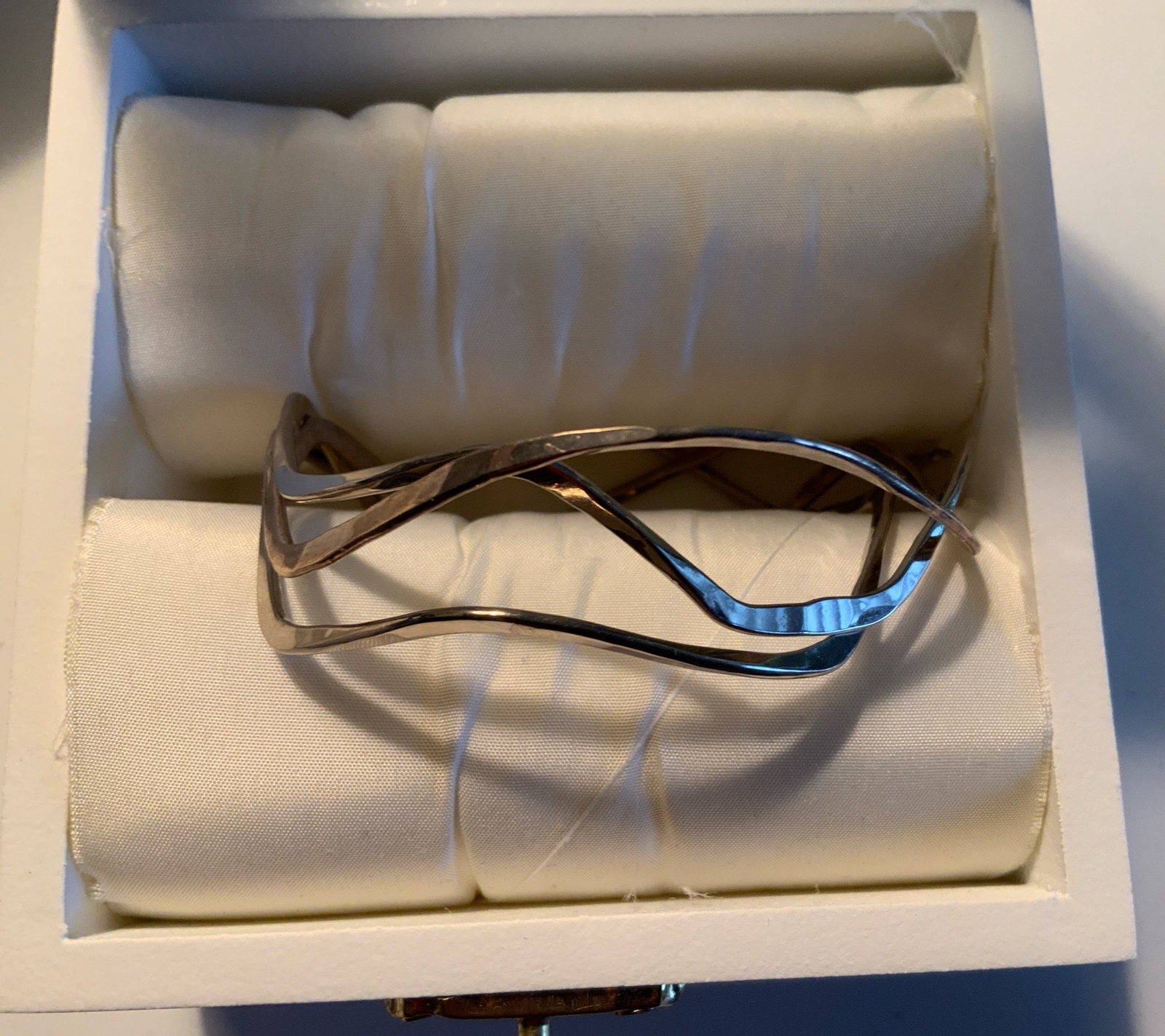 Three Sterling Silver Bangles - image 1