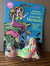 Ornements d'aquarium vintage "Petite sirène"