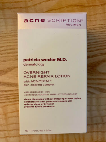Patricia Wexler MD Overnight Acne Repair Lotion z acnostatem 1 uncja / 30 ml  - Zdjęcie 1 z 3