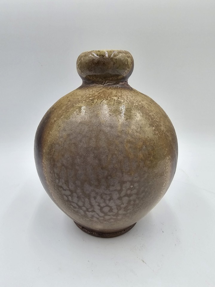 2004 Salt Glaze Vessel Vase Jug Rustic Primitive 7 1/4” Tall eBay