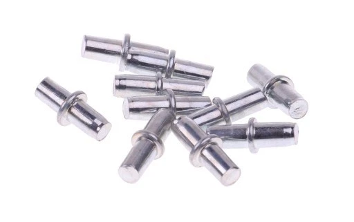  50x SHELF SUPPORT PINS, STUDS , METAL PEGS - Image 2 of 4
