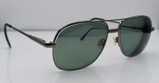 Vintage G5408 Gunmetal Pilot Metal Sunglasses Hong Kong FRAMES ONLY
