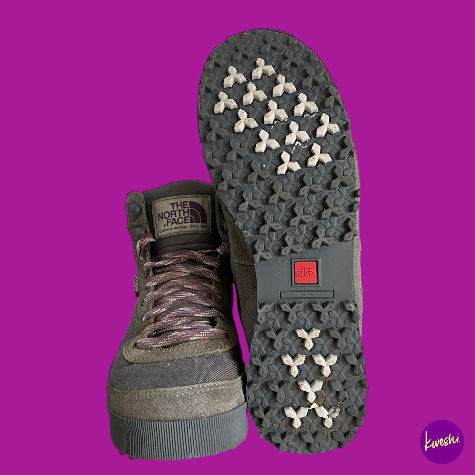 THE NORTH FACE Women's Walking Boots, Suede & Mesh Uppers, Grey, UK 6