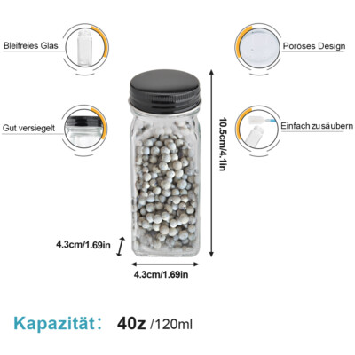 Gewürzglas Mit Teleskoplöffel & Deckel – Luftdicht, Geruchlos, Praktisch Für Küche Und Haushalt