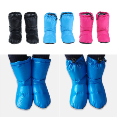 goose down slipper booties