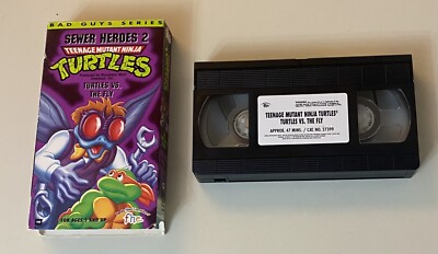 Teenage Mutant Ninja Turtles Sewer Heroes 2 Turtles Vs The Fly VHS