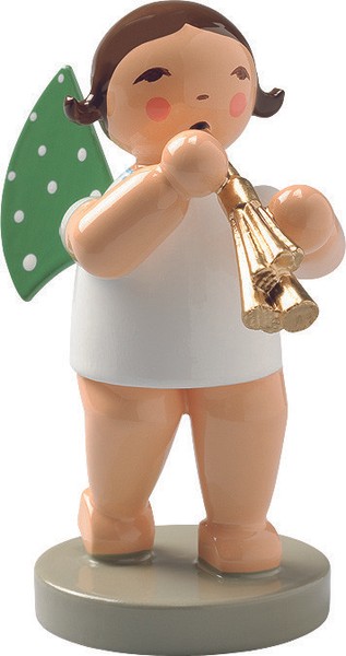 Wendt & KüHn, Engel Mit Schalmei, 650/75 Advent Geschenk Geburtstag, Elf Punkte-image