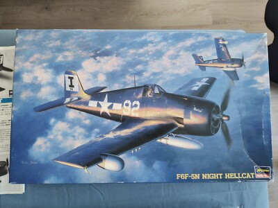 Hasegawa 1/32 F6F-5N Night Hellcat. SEALED INSIDE 