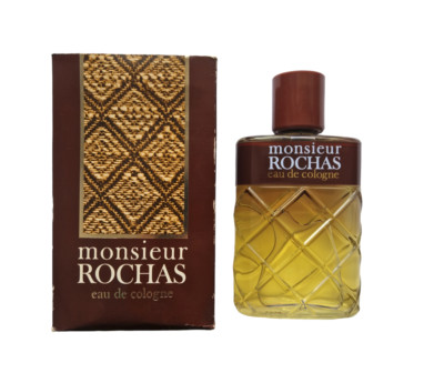 (113,63EUR/100ML) 220ML VINTAGE ROCHAS MONSIEUR EAU DE COLOGNE SPLASH NEU OVP