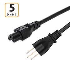 Generic Premium 5ft 3-Pin Power Cord Cable Lead for EMachines E15T4 LCD Monitor